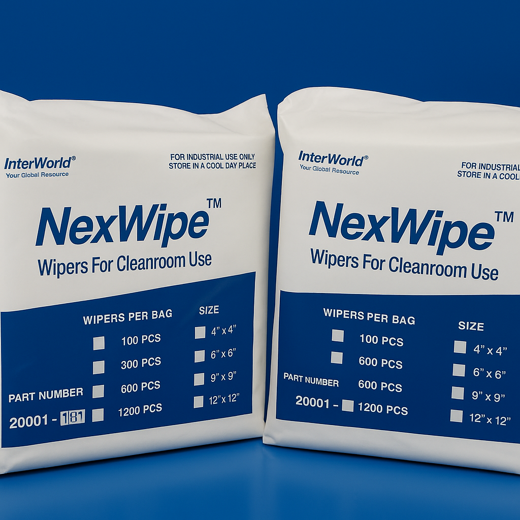 Wipes Polyester Sealed Edge Nexwipe