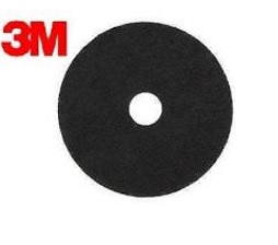3M T Black Stripper Pad 7200, 16 in (5Pcs/Case)