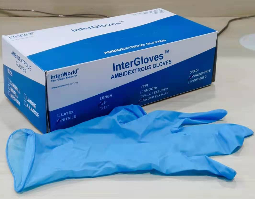 Blue Nitrile Glove