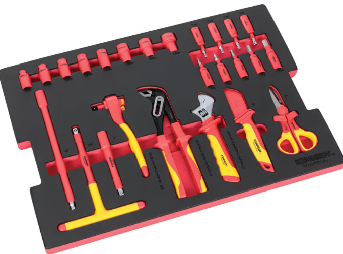 VDE Insulated Tool Sets with Foam Inlay - Image 2