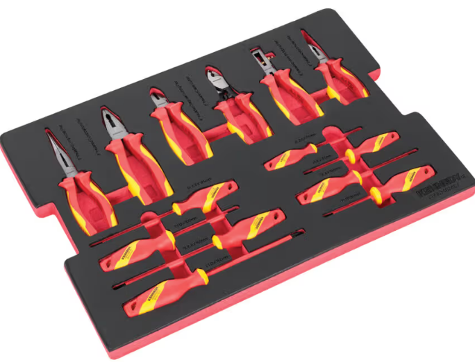VDE Insulated Tool Sets with Foam Inlay - Image 3